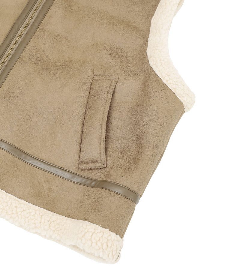 AMERICAN HOLIC「ムートンライクベスト」|ベスト・ジレ|