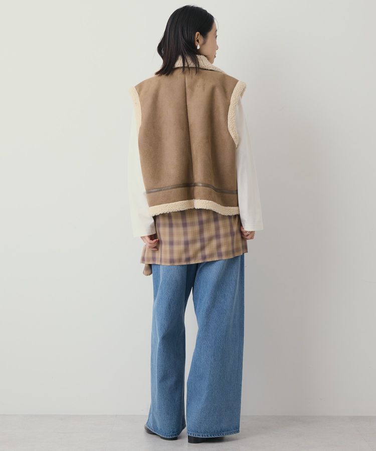 AMERICAN HOLIC「ムートンライクベスト」|ベスト・ジレ|