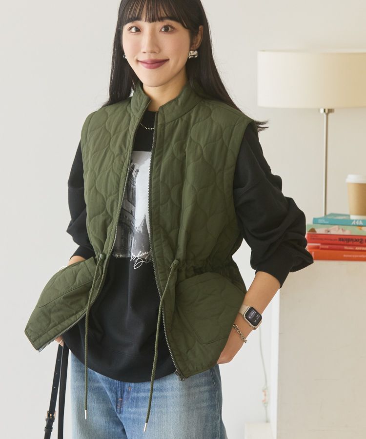 AMERICAN HOLIC「ドロストキルティングベスト」|ベスト・ジレ|