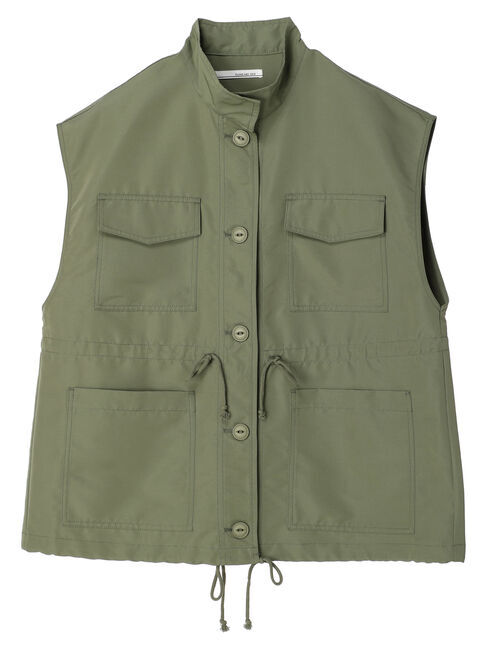 Green Parks「・ELENCARE　DUEスタンドカラーミリタリーベスト」|ベスト・ジレ|