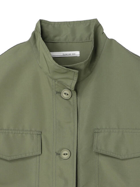 Green Parks「・ELENCARE　DUEスタンドカラーミリタリーベスト」|ベスト・ジレ|