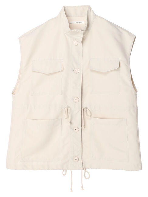 Green Parks「・ELENCARE　DUEスタンドカラーミリタリーベスト」|ベスト・ジレ|