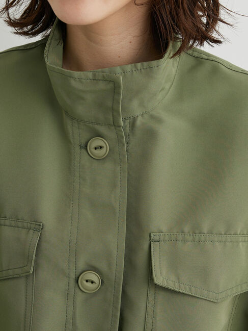 Green Parks「・ELENCARE　DUEスタンドカラーミリタリーベスト」|ベスト・ジレ|