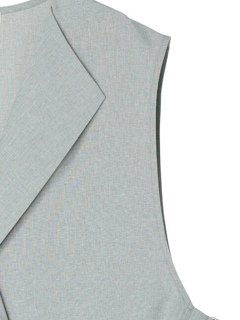 Green Parks「接触冷感　折り返しラペルベスト」|ベスト・ジレ|