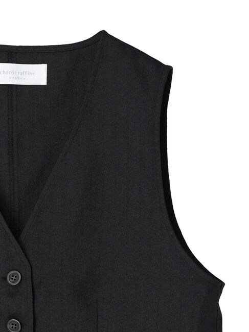 Green Parks「ヘリンボーンベスト」|ベスト・ジレ|
