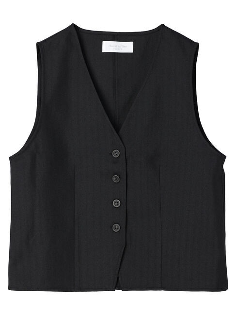 Green Parks「ヘリンボーンベスト」|ベスト・ジレ|