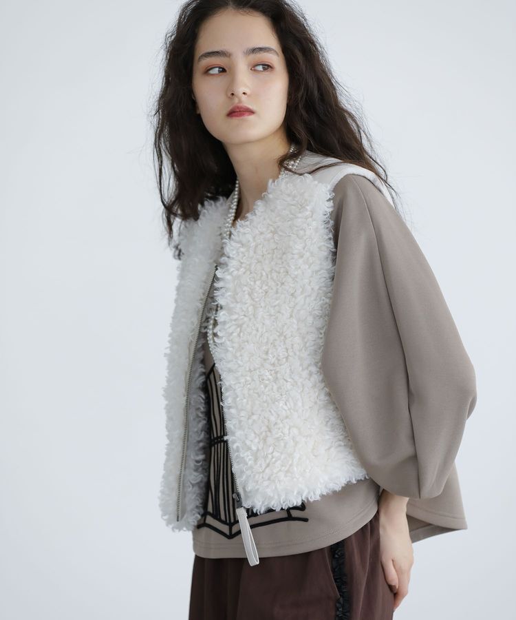 Green Parks「■ESCAR フラッフィーベスト」|ベスト・ジレ|