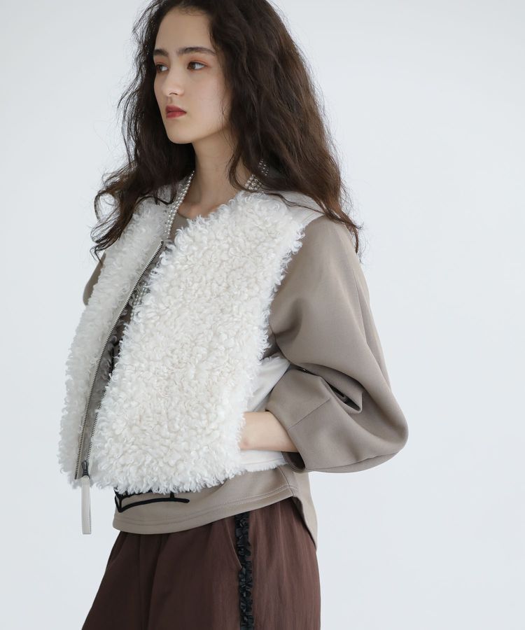 Green Parks「■ESCAR フラッフィーベスト」|ベスト・ジレ|