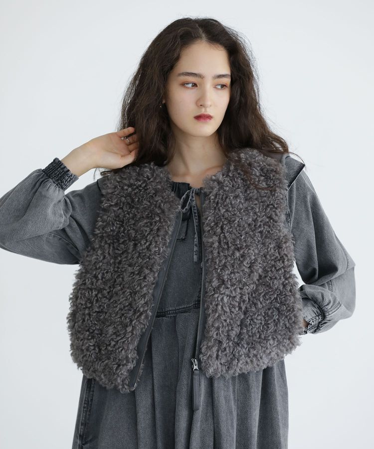 Green Parks「■ESCAR フラッフィーベスト」|ベスト・ジレ|