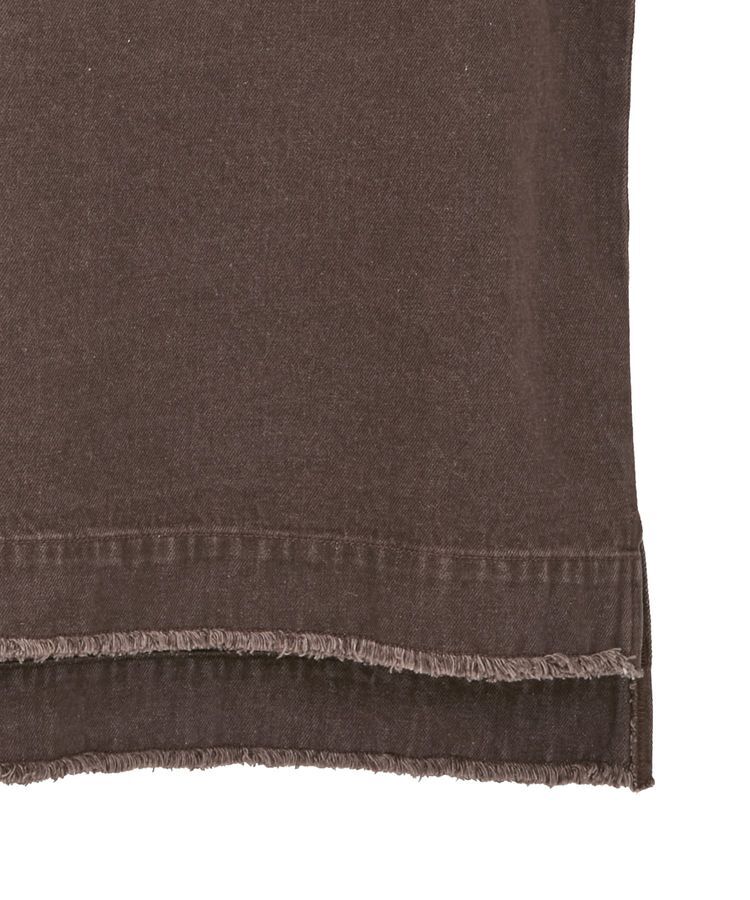 Green Parks「フリンジ付きデニムベスト」|ベスト・ジレ|