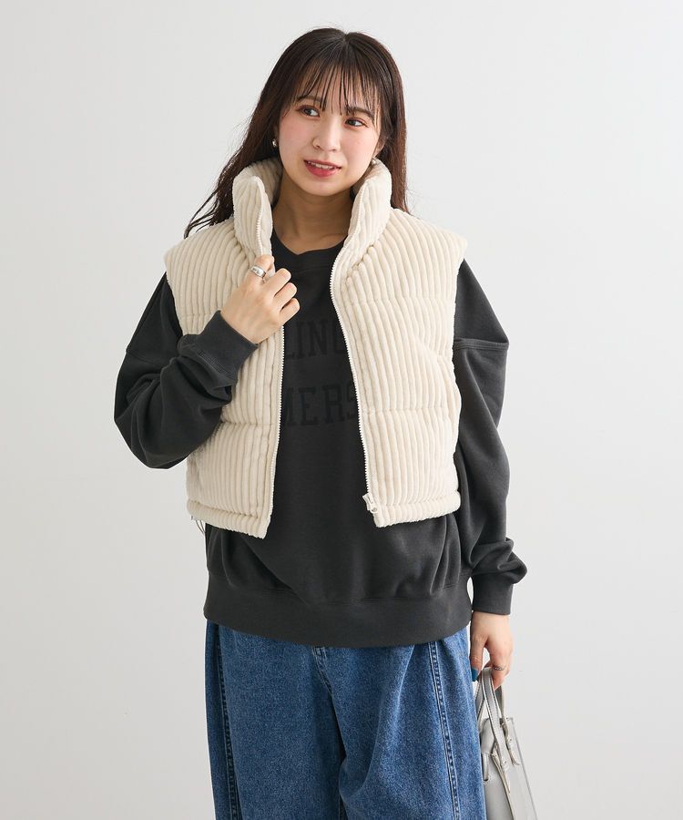 Green Parks「・swing by ワイドコールベスト」|ベスト・ジレ|