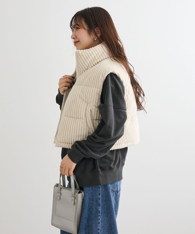 Green Parks「・swing by ワイドコールベスト」|ベスト・ジレ|