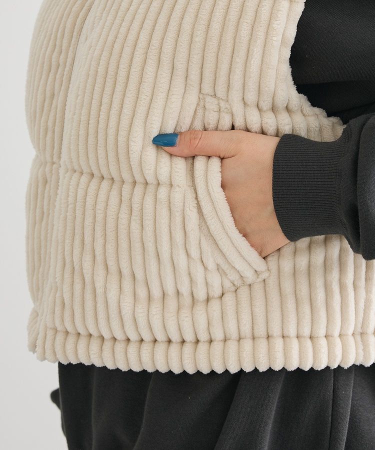 Green Parks「・swing by ワイドコールベスト」|ベスト・ジレ|