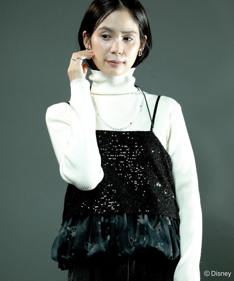 Green Parks「FANTASIA/スパンコール総柄ビスチェ」|ベスト・ジレ|