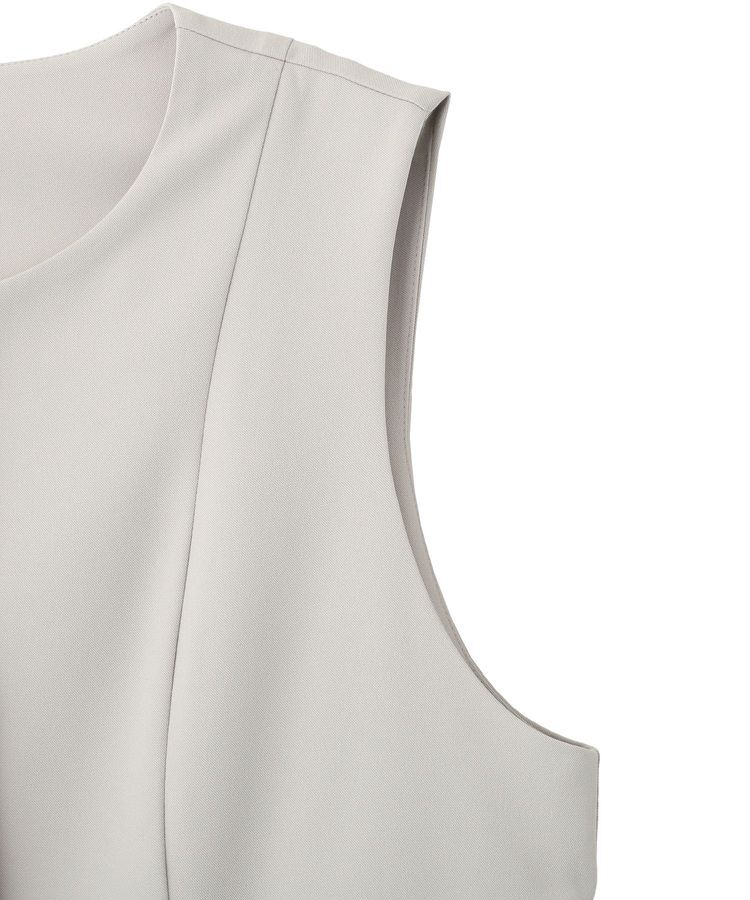 YECCA VECCA「パールペプラムジレ」|ベスト・ジレ|