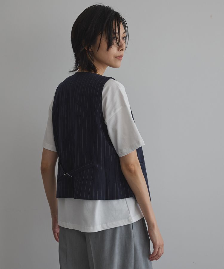 GARAGE OF GOOD CLOTHING「ストライプベスト」|ベスト・ジレ|