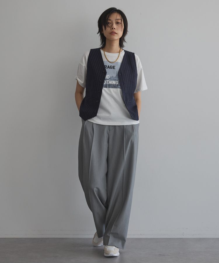 GARAGE OF GOOD CLOTHING「ストライプベスト」|ベスト・ジレ|