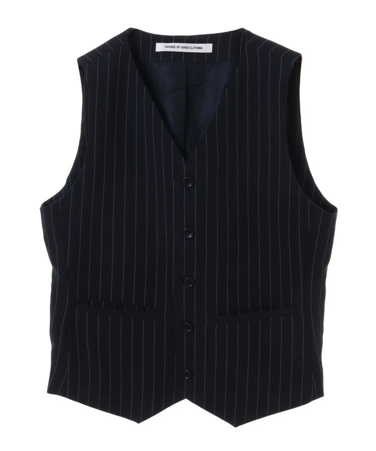GARAGE OF GOOD CLOTHING「ストライプベスト」|ベスト・ジレ|