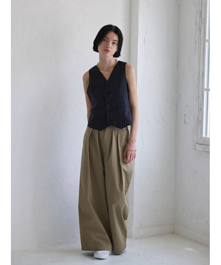 GARAGE OF GOOD CLOTHING「ストライプベスト」|ベスト・ジレ|