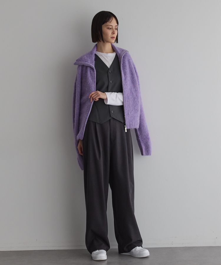 GARAGE OF GOOD CLOTHING「フロントボタンコンパクトベスト」|ベスト・ジレ|