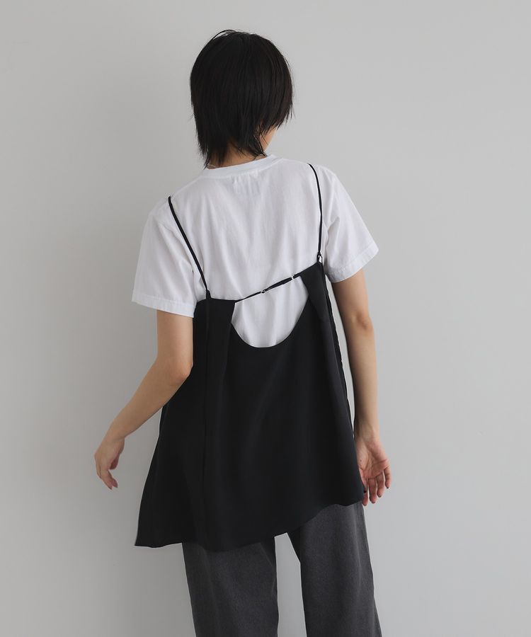 GARAGE OF GOOD CLOTHING「【日本製】キュプラアシンメトリーキャミビスチェ」|ベスト・ジレ|