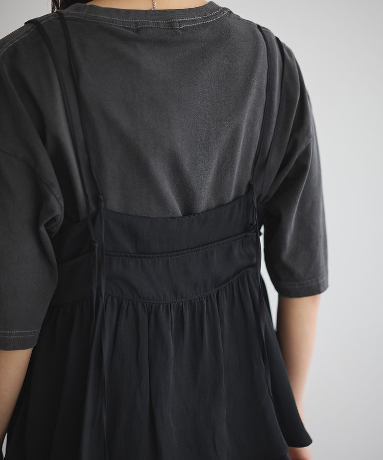 GARAGE OF GOOD CLOTHING「【日本製】サテンVネックキャミソール」|ベスト・ジレ|