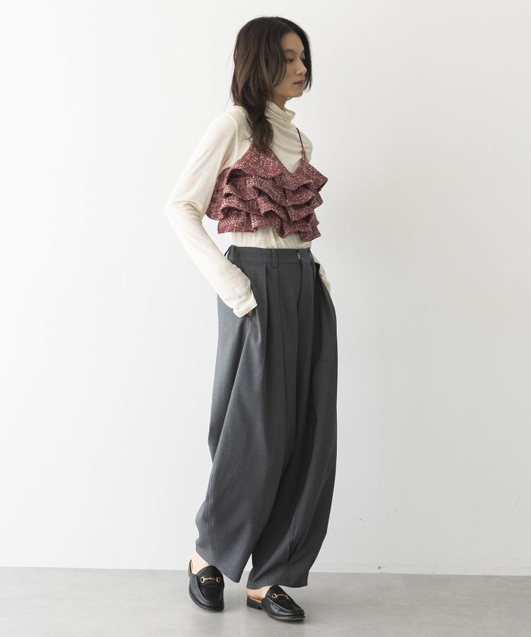 GARAGE OF GOOD CLOTHING「ツィードティアードフリルビスチェ」|ベスト・ジレ|