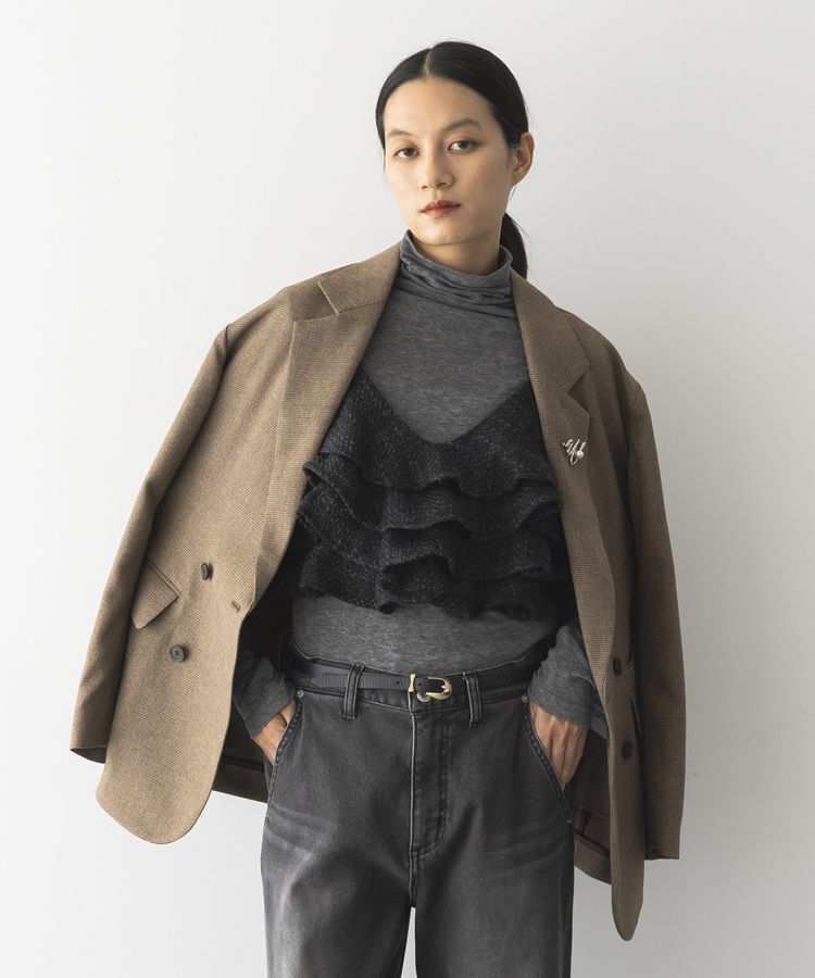 GARAGE OF GOOD CLOTHING「ツィードティアードフリルビスチェ」|ベスト・ジレ|