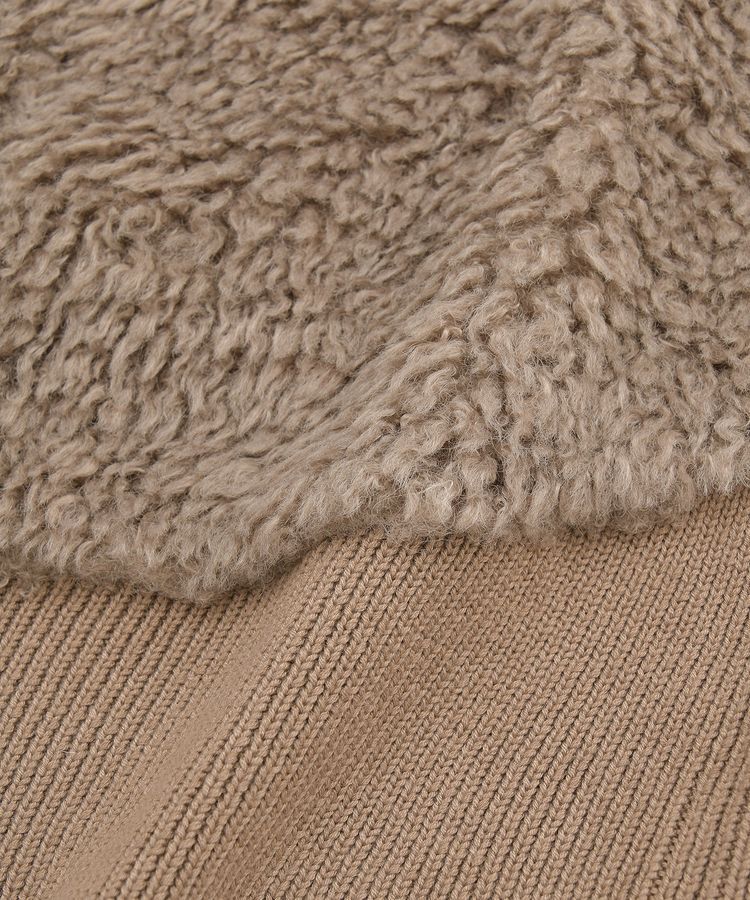 GARAGE OF GOOD CLOTHING「エコファーショートニットベスト」|ベスト・ジレ|