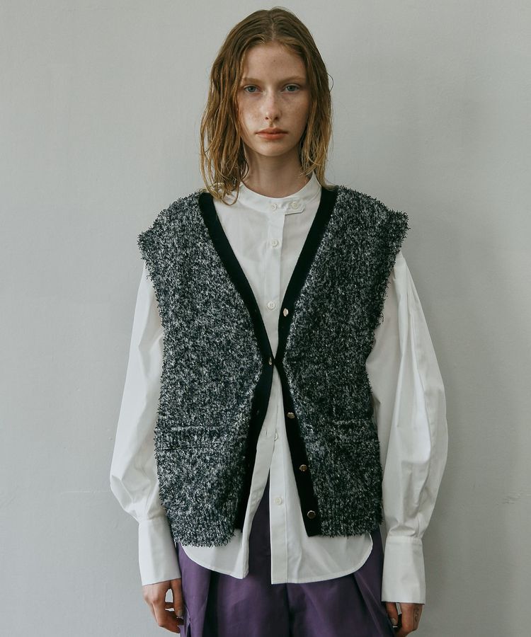 GARAGE OF GOOD CLOTHING「ファンシーヤンツィード風ベスト」|ベスト・ジレ|