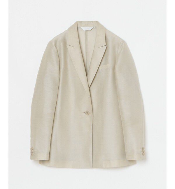 allureville「ライトオーガンジーシアージャケット」|テーラードジャケット|