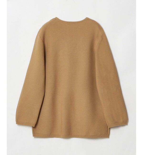 allureville「セミダブルガーターニットジャケット」|ノーカラージャケット|