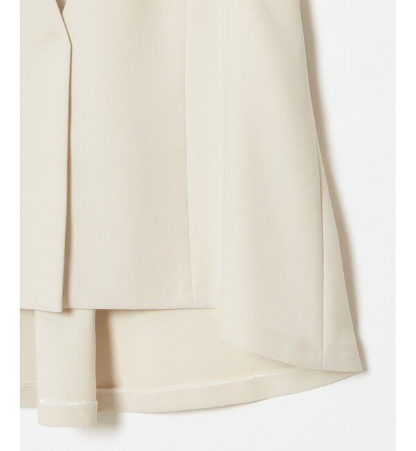 allureville「ダブルクロスドレープジレ」|ベスト・ジレ|