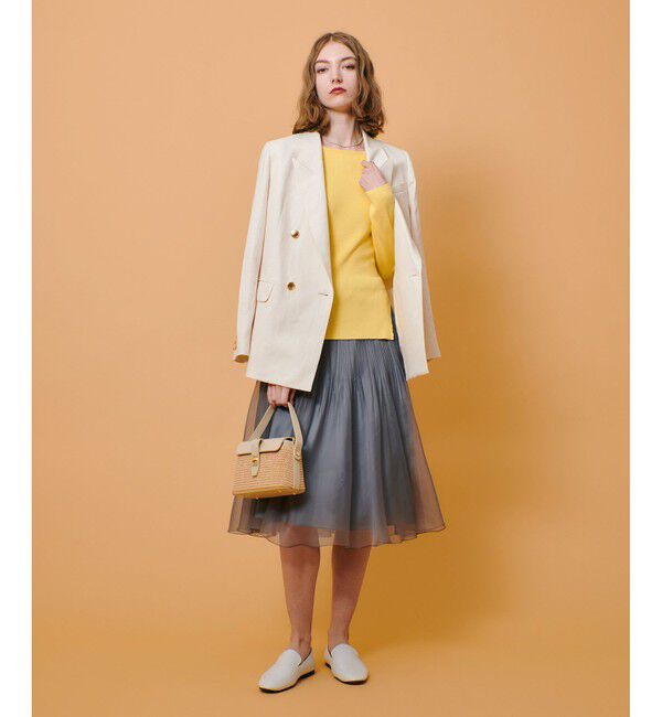 allureville「シャークスキンダブルブレストジャケット」|テーラードジャケット|