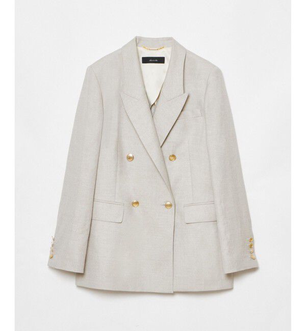 allureville「シャークスキンダブルブレストジャケット」|テーラードジャケット|