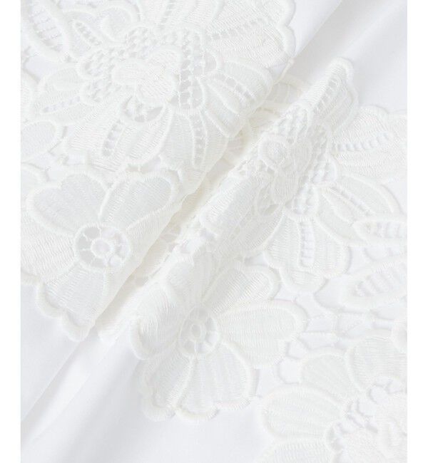 LOULOU WILLOUGHBY「【LOULOU WILLOUGHBY】フラワーレースシャツ」|シャツ・ブラウス|