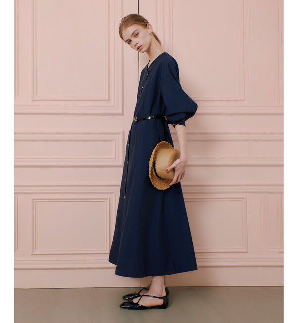 LOULOU WILLOUGHBY「【LOULOU WILLOUGHBY】ヴィンテージオーガンパフワンピース」|ワンピース|