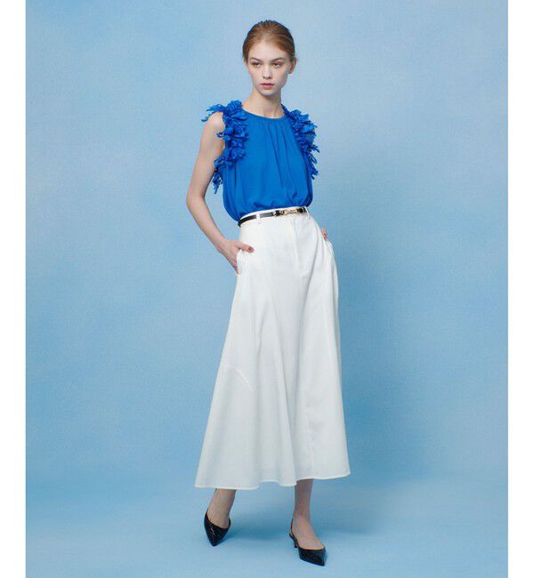 LOULOU WILLOUGHBY「【LOULOU WILLOUGHBY】アームレースプルオーバー」|ニット・セーター|