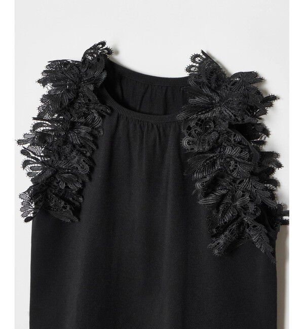 LOULOU WILLOUGHBY「【LOULOU WILLOUGHBY】アームレースプルオーバー」|ニット・セーター|