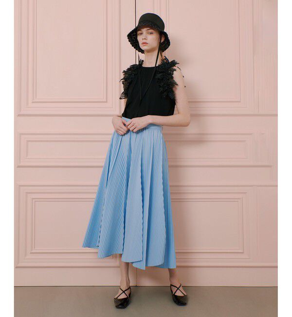 LOULOU WILLOUGHBY「【LOULOU WILLOUGHBY】アームレースプルオーバー」|ニット・セーター|