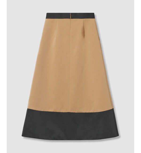 LOULOU WILLOUGHBY「【LOULOU WILLOUGHBY】バイカラーフレアスカート」|スカート|