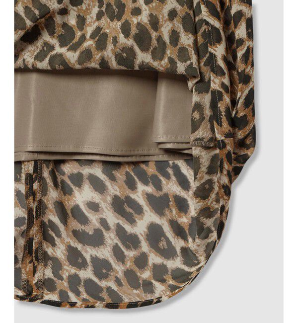 allureville「レオパードプリントナロースカート」|スカート|