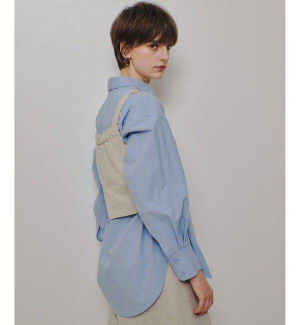 allureville「シャークスキンショートジレ」|ベスト・ジレ|