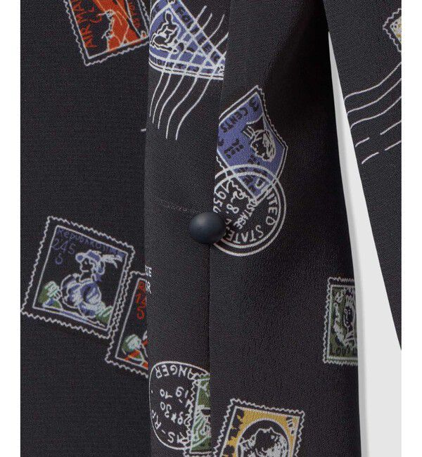 LOULOU WILLOUGHBY「【LOULOU WILLOUGHBY】レタープリントシャツブラウス」|シャツ・ブラウス|