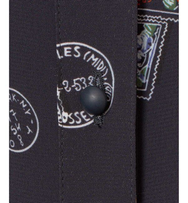 LOULOU WILLOUGHBY「【LOULOU WILLOUGHBY】レタープリントシャツブラウス」|シャツ・ブラウス|