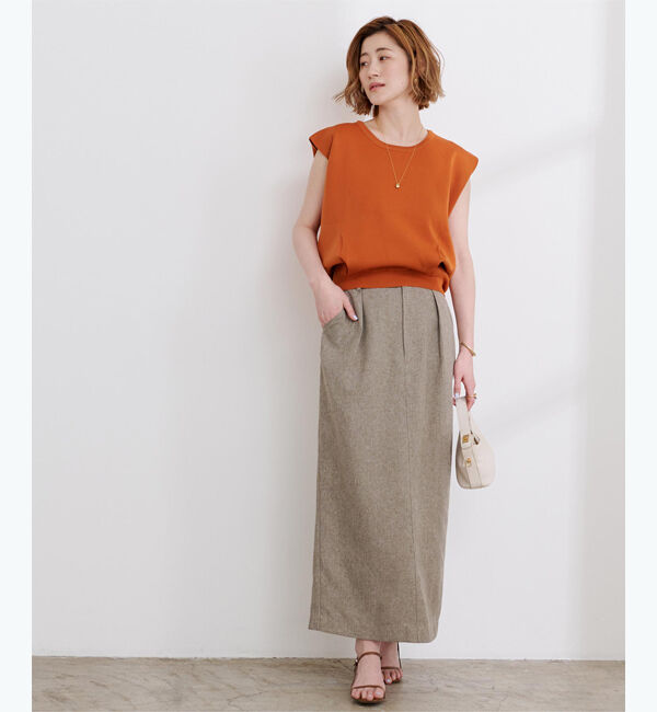 ur's「クルーネッククロップドタックニット」|Tシャツ・カットソー|