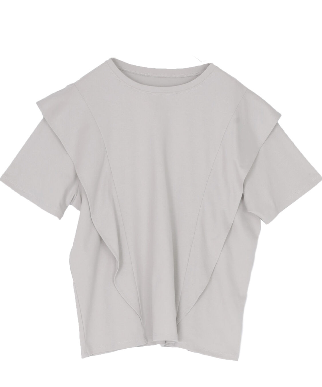 titivate「汗染み防止ラッフルスリーブTシャツ」|Tシャツ・カットソー|