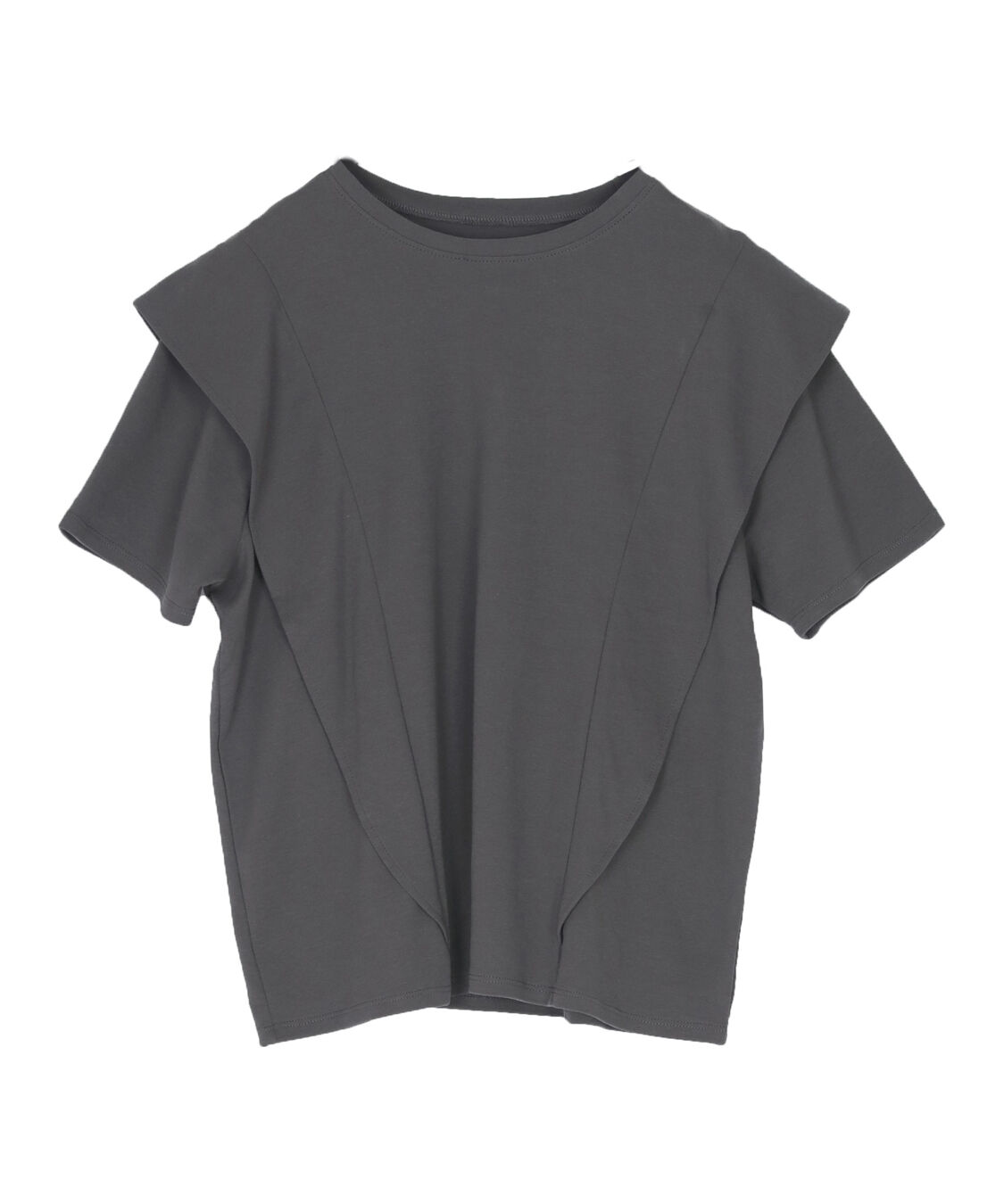 titivate「汗染み防止ラッフルスリーブTシャツ」|Tシャツ・カットソー|