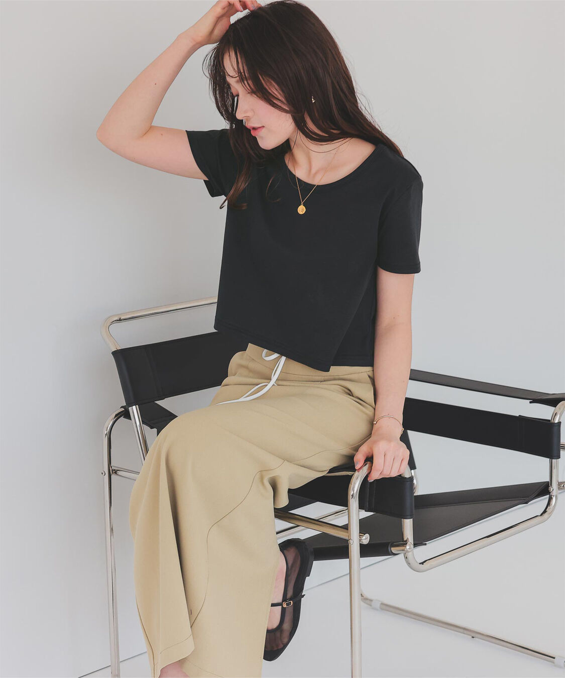 titivate「汗染み防止ｺﾝﾊﾟｸﾄTｼｬﾂ」|Tシャツ・カットソー|