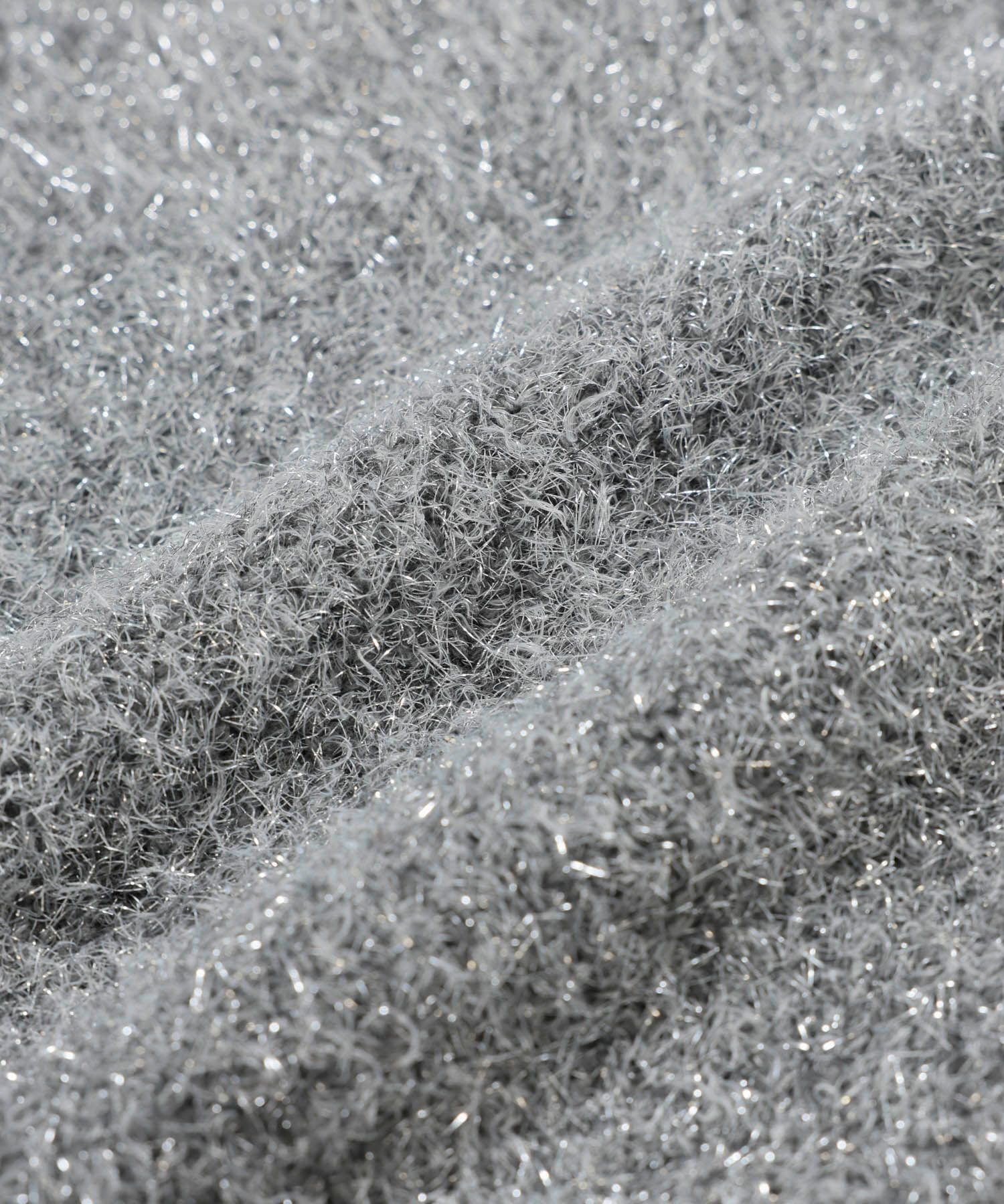 BABYLONE「スパークルアシメヘムニットベスト」|ニット・セーター|